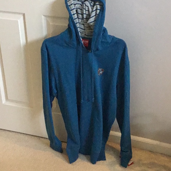 NWT Men’s L  Izod  hooded sweatshirt - Picture 3 of 4